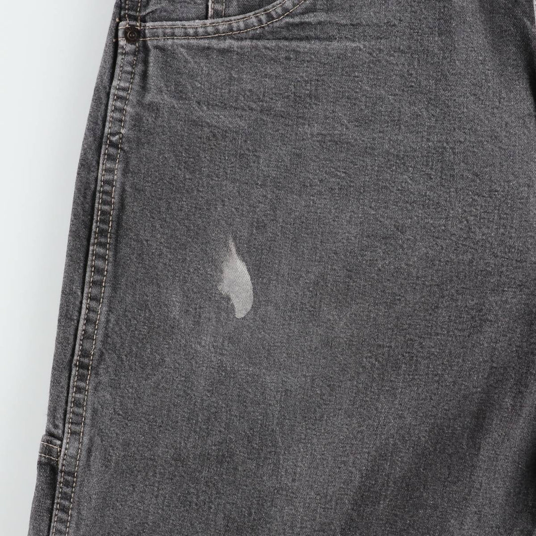 Dickies Black Denim Straight Leg Jeans, Men's W35 (approx.) cotton black type Vintage Second Hand