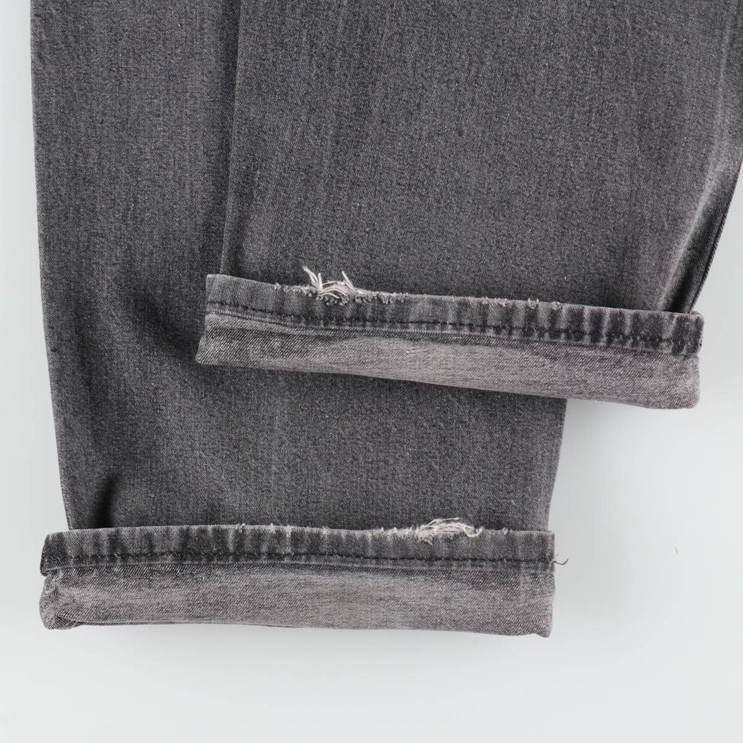 Dickies Black Denim Straight Leg Jeans, Men's W35 (approx.) cotton black type Vintage Second Hand