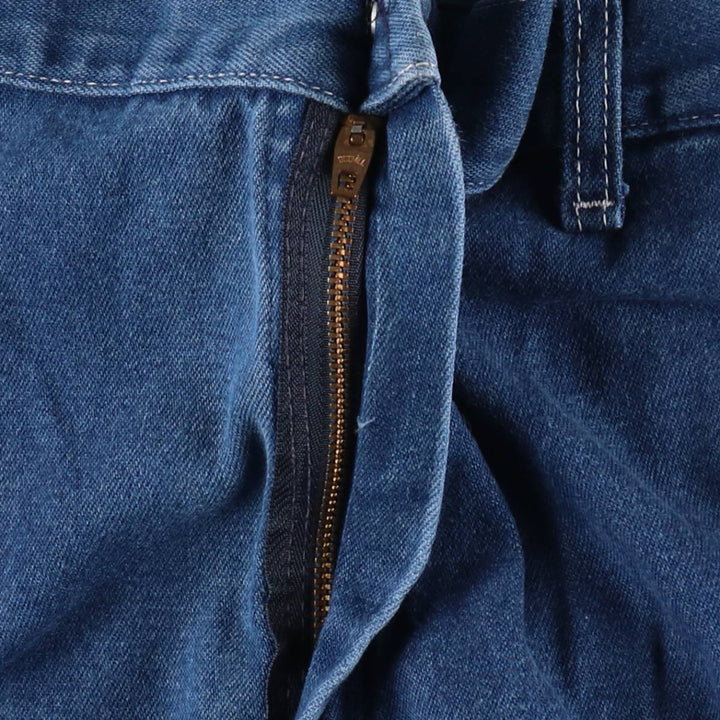 1980'S Sears WearTUFF Denim Painter Pants, Made in USA, Men's Size W39 (approx.), Vintage cotton blue type Vintage Second Hand