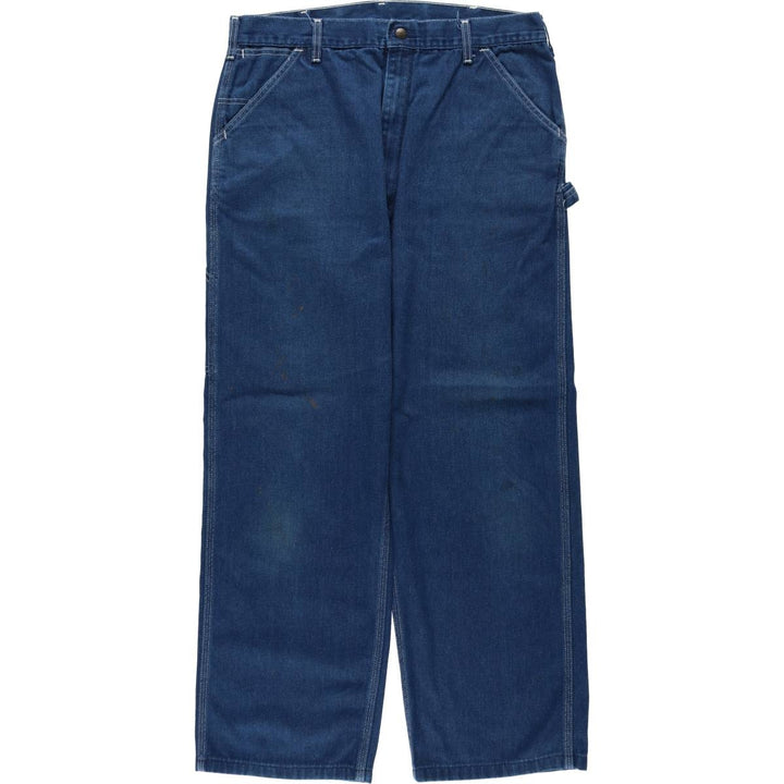 80s-90'S Sears ROEBUCKS WearTUFF Denim Painter Pants, Men's W36 (approx.), Vintage unclear blue type Vintage Second Hand