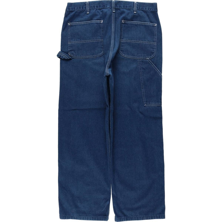 80s-90'S Sears ROEBUCKS WearTUFF Denim Painter Pants, Men's W36 (approx.), Vintage unclear blue type Vintage Second Hand