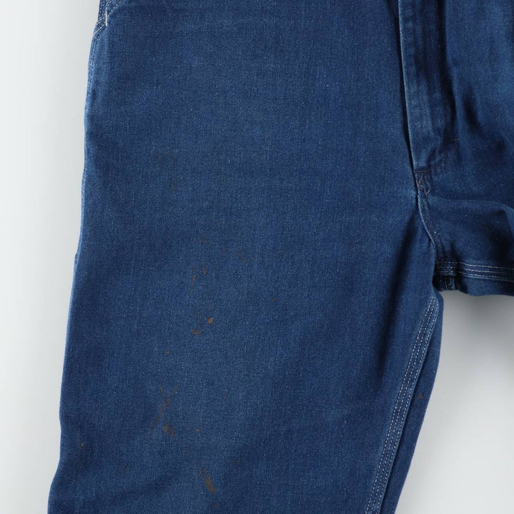 80s-90'S Sears ROEBUCKS WearTUFF Denim Painter Pants, Men's W36 (approx.), Vintage unclear blue type Vintage Second Hand