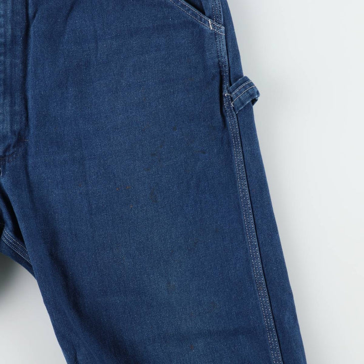 80s-90'S Sears ROEBUCKS WearTUFF Denim Painter Pants, Men's W36 (approx.), Vintage unclear blue type Vintage Second Hand
