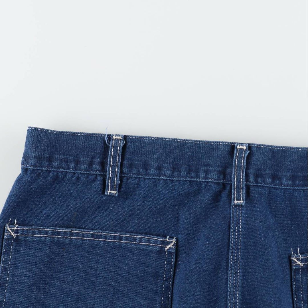 80s-90'S Sears ROEBUCKS WearTUFF Denim Painter Pants, Men's W36 (approx.), Vintage unclear blue type Vintage Second Hand