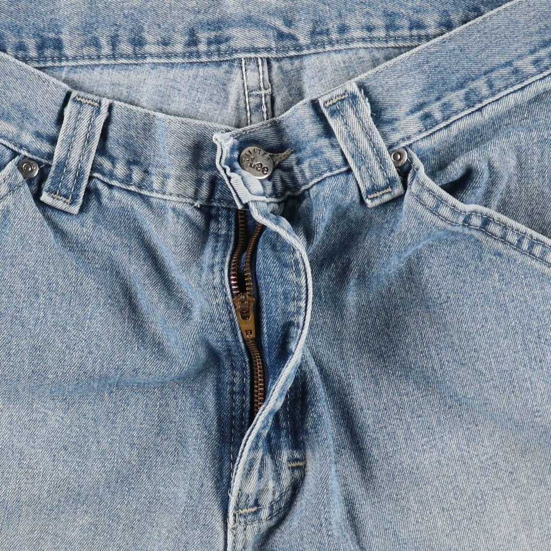 Lee DUNGAREES denim cargo pants, men's size W32 (approx.) unclear blue type Vintage Second Hand