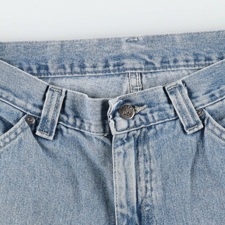 Lee DUNGAREES denim cargo pants, men's size W32 (approx.) unclear blue type Vintage Second Hand