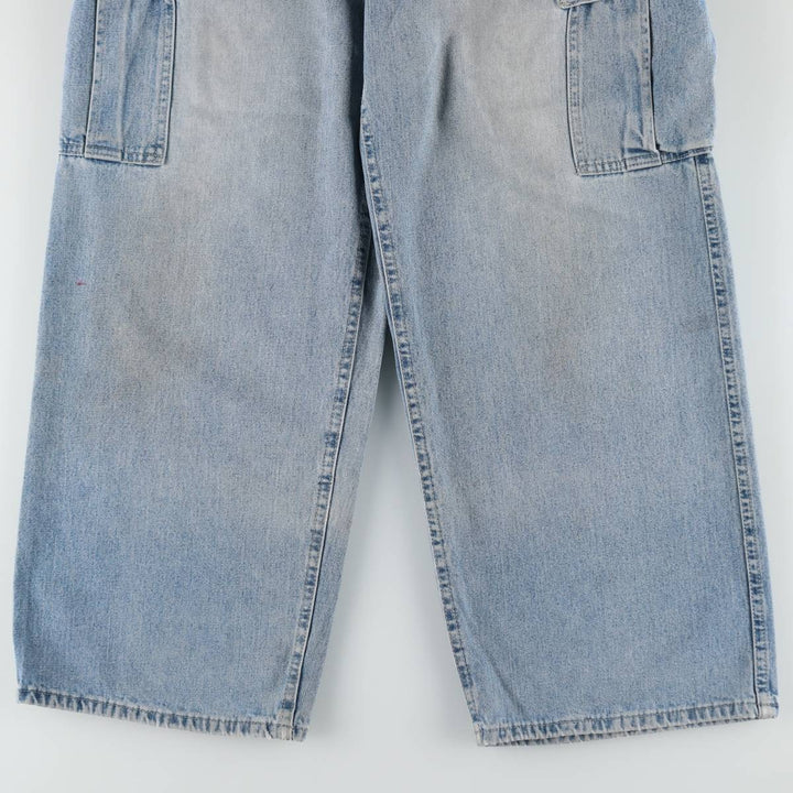 Lee DUNGAREES denim cargo pants, men's size W32 (approx.) unclear blue type Vintage Second Hand
