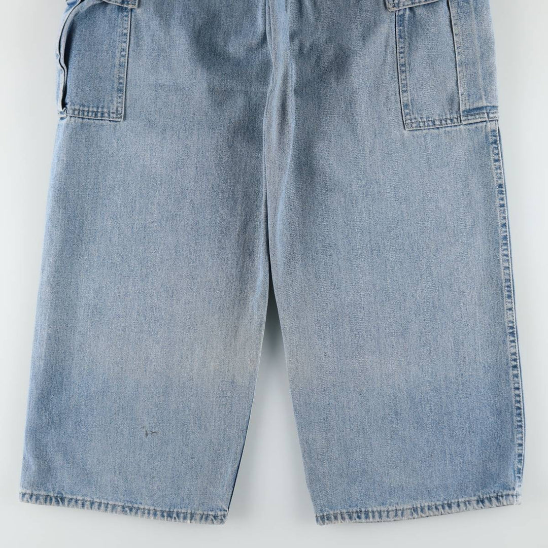 Lee DUNGAREES denim cargo pants, men's size W32 (approx.) unclear blue type Vintage Second Hand