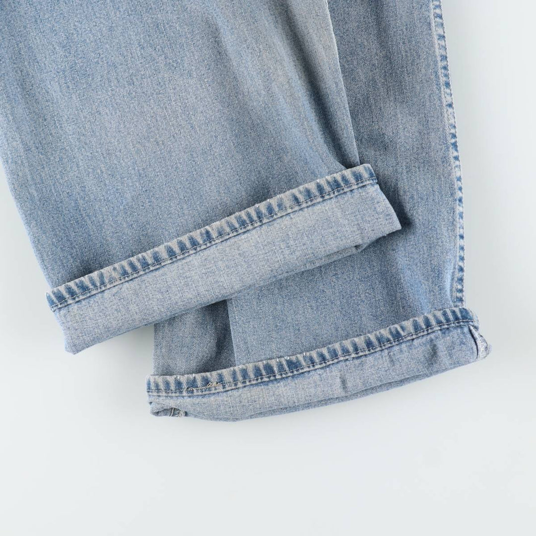 Lee DUNGAREES denim cargo pants, men's size W32 (approx.) unclear blue type Vintage Second Hand