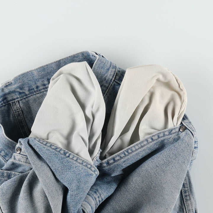 Lee DUNGAREES denim cargo pants, men's size W32 (approx.) unclear blue type Vintage Second Hand
