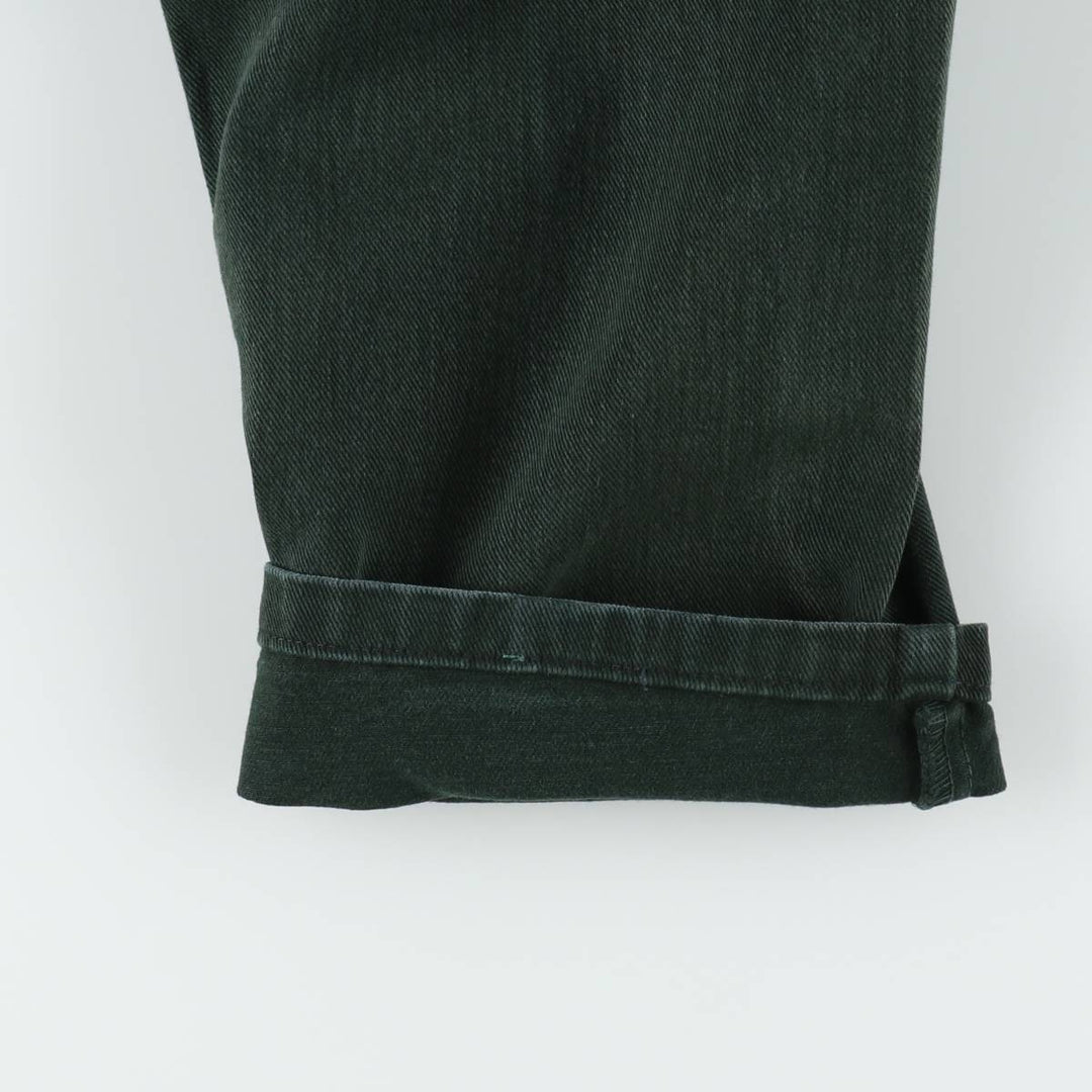 Calvin Klein black denim tapered jeans, made in the USA, men's size W33 (approx.). cotton black type Vintage Second Hand