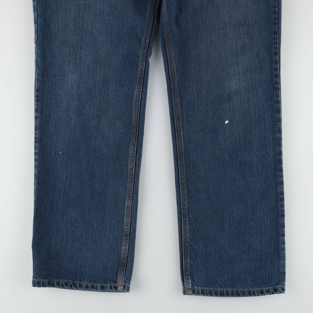 Carhartt Relaxed Fit Tapered Denim Pants for Men, W34 equivalent cotton blue type Vintage Second Hand