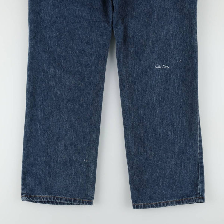 Carhartt Relaxed Fit Tapered Denim Pants for Men, W34 equivalent cotton blue type Vintage Second Hand