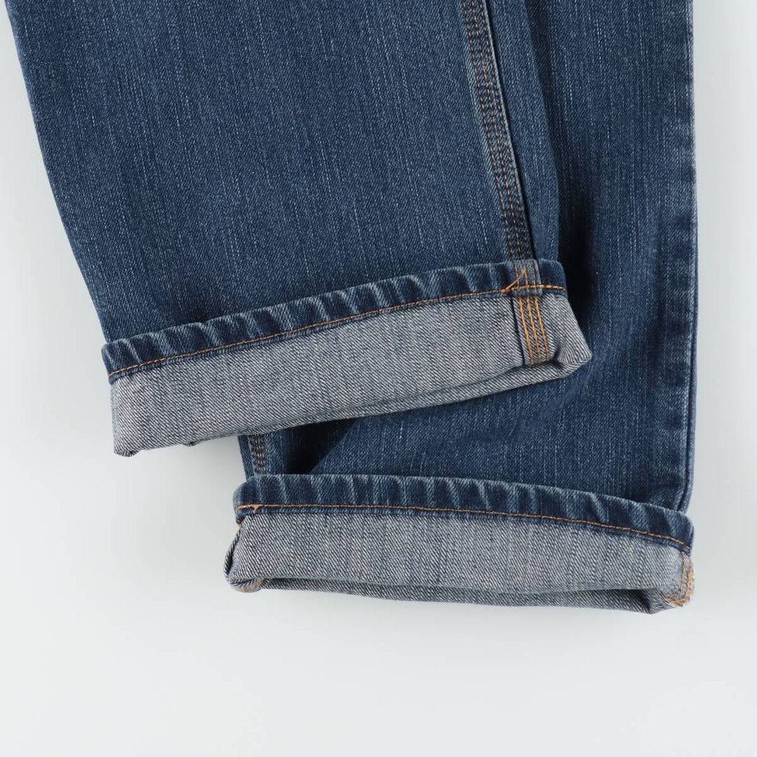 Carhartt Relaxed Fit Tapered Denim Pants for Men, W34 equivalent cotton blue type Vintage Second Hand