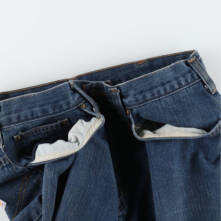 Carhartt Relaxed Fit Tapered Denim Pants for Men, W34 equivalent cotton blue type Vintage Second Hand