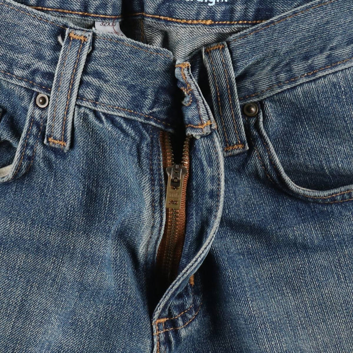 Carhartt Relaxed Straight Tapered Denim Pants, Men's Size W34 (approx.) cotton blue type Vintage Second Hand