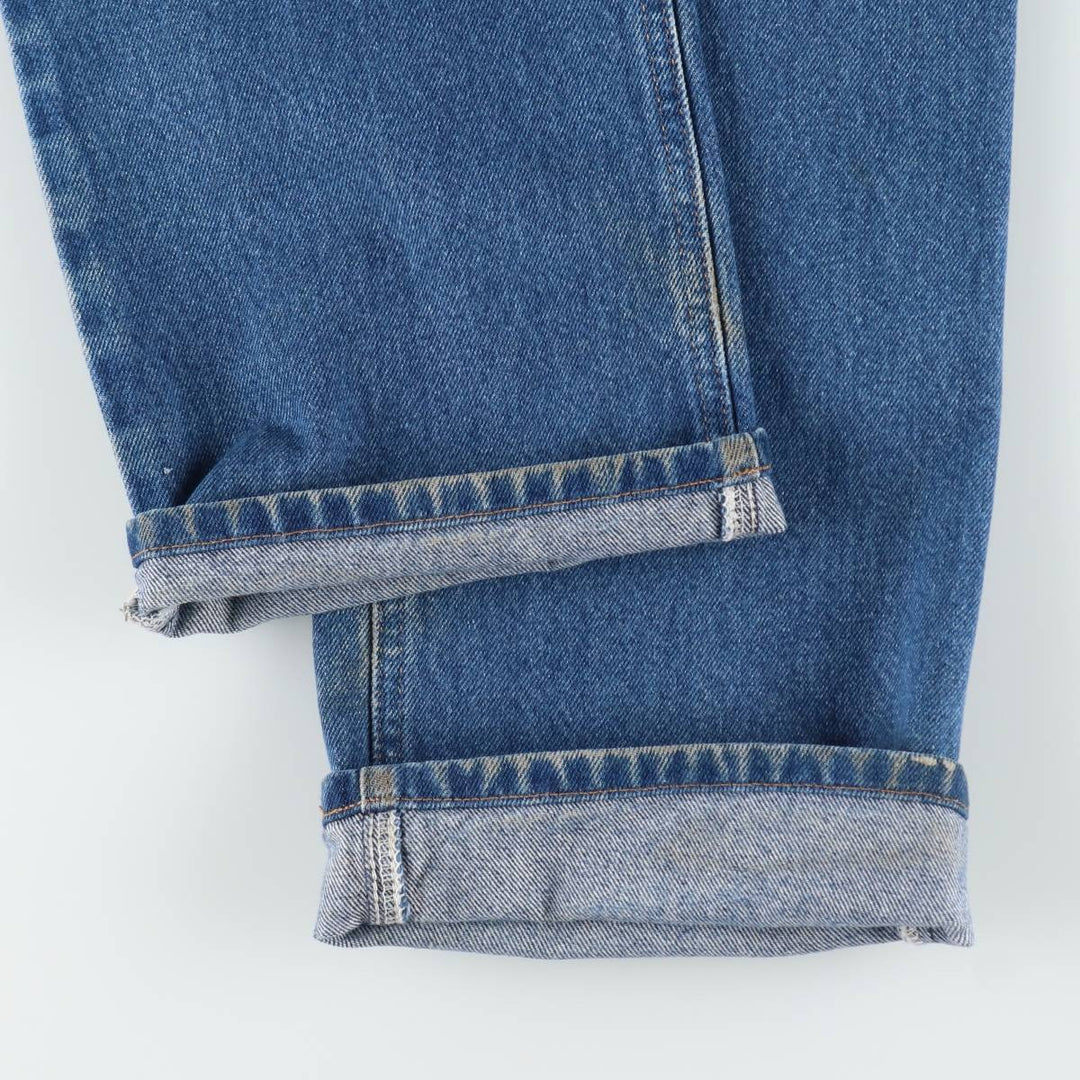 Carhartt Relaxed Fit Tapered Denim Pants for Men, W34 equivalent cotton blue type Vintage Second Hand