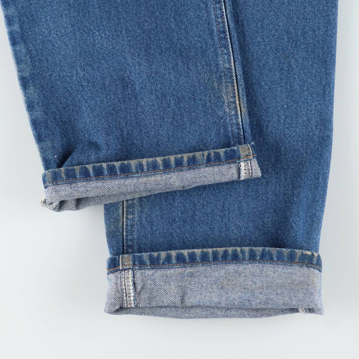 Carhartt Relaxed Fit Tapered Denim Pants for Men, W34 equivalent cotton blue type Vintage Second Hand