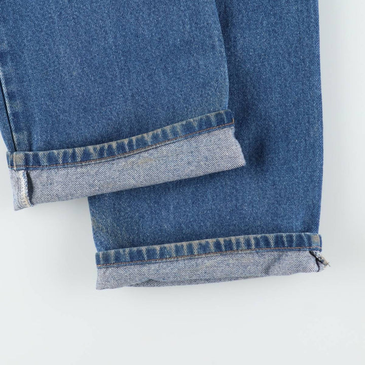 Carhartt Relaxed Fit Tapered Denim Pants for Men, W34 equivalent cotton blue type Vintage Second Hand