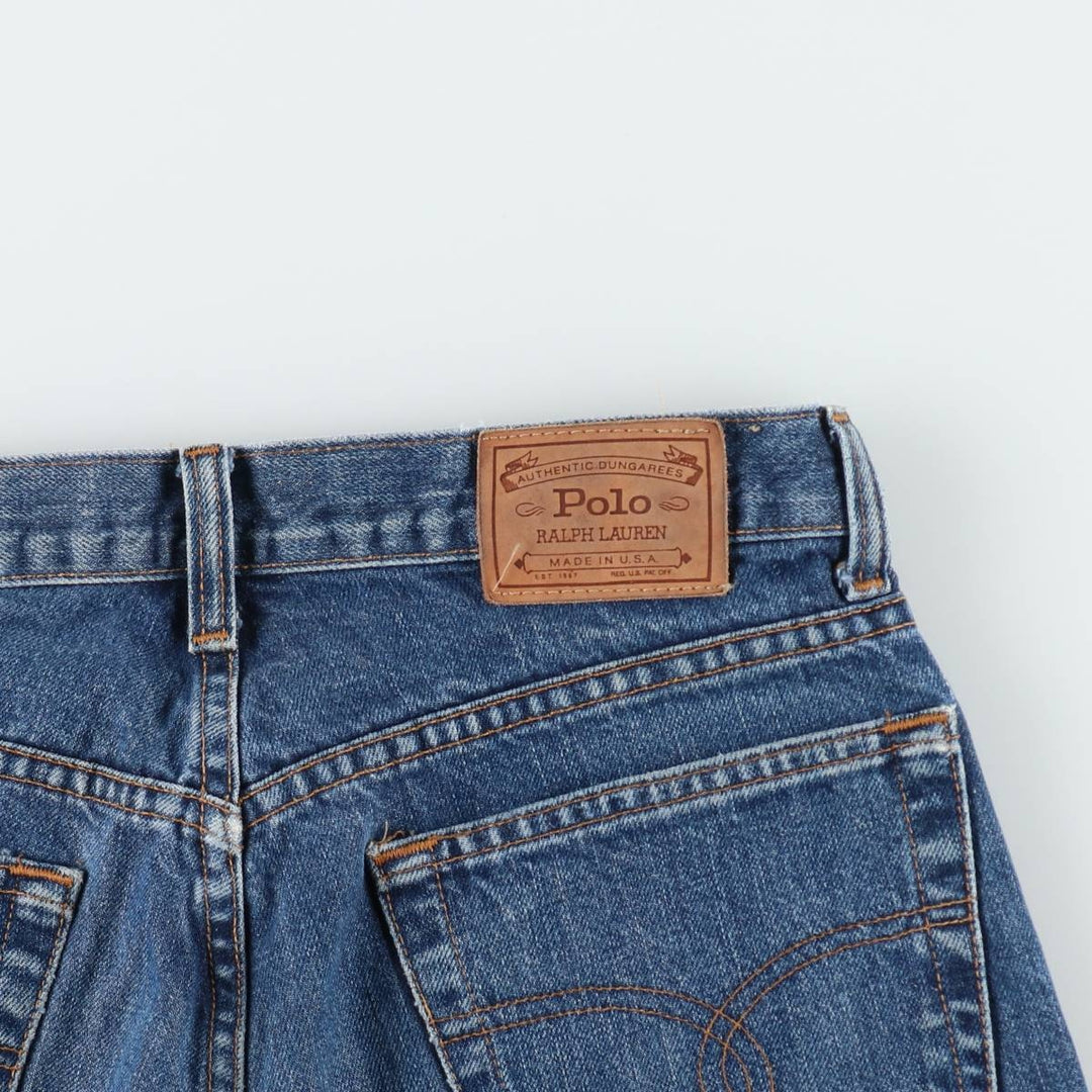 ~90'S Ralph Lauren Polo Ralph Lauren Tapered Denim Pants, Made in USA, Men's W32 (approx.), Vintage unclear blue type Vintage Second Hand