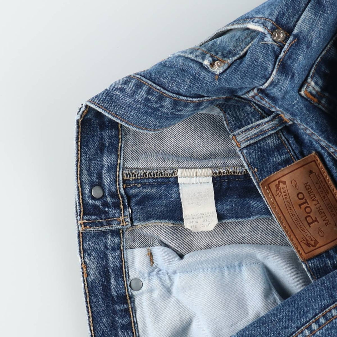 ~90'S Ralph Lauren Polo Ralph Lauren Tapered Denim Pants, Made in USA, Men's W32 (approx.), Vintage unclear blue type Vintage Second Hand