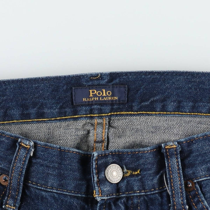 Ralph Lauren Polo Ralph Lauren Straight Denim Pants, Men's Size W36 (approx.) cotton blue type Vintage Second Hand