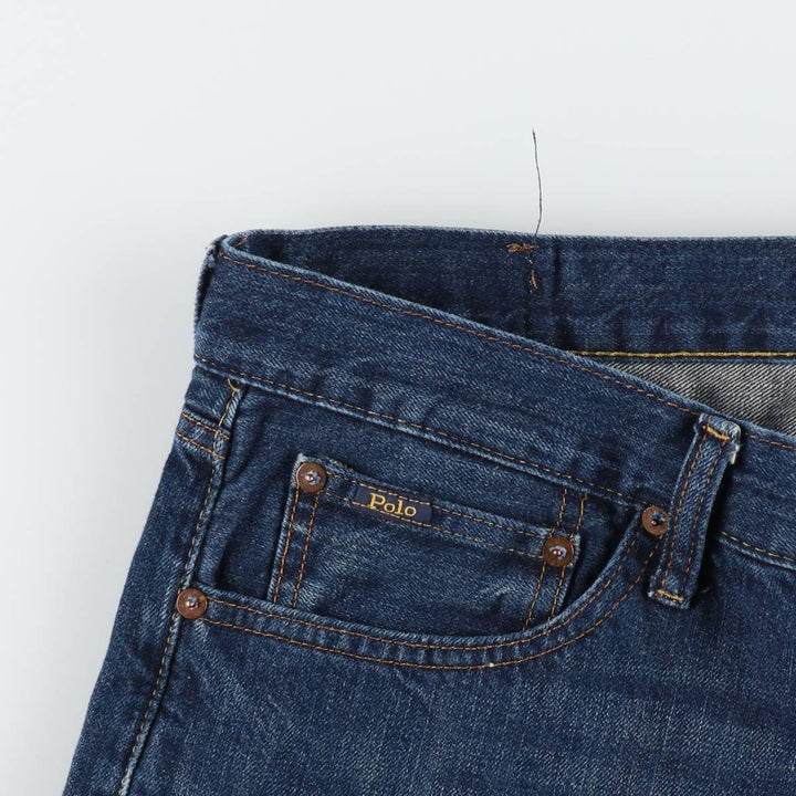 Ralph Lauren Polo Ralph Lauren Straight Denim Pants, Men's Size W36 (approx.) cotton blue type Vintage Second Hand