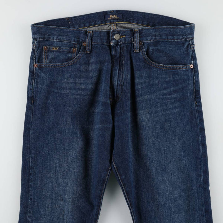 Ralph Lauren Polo Ralph Lauren Straight Denim Pants, Men's Size W36 (approx.) cotton blue type Vintage Second Hand