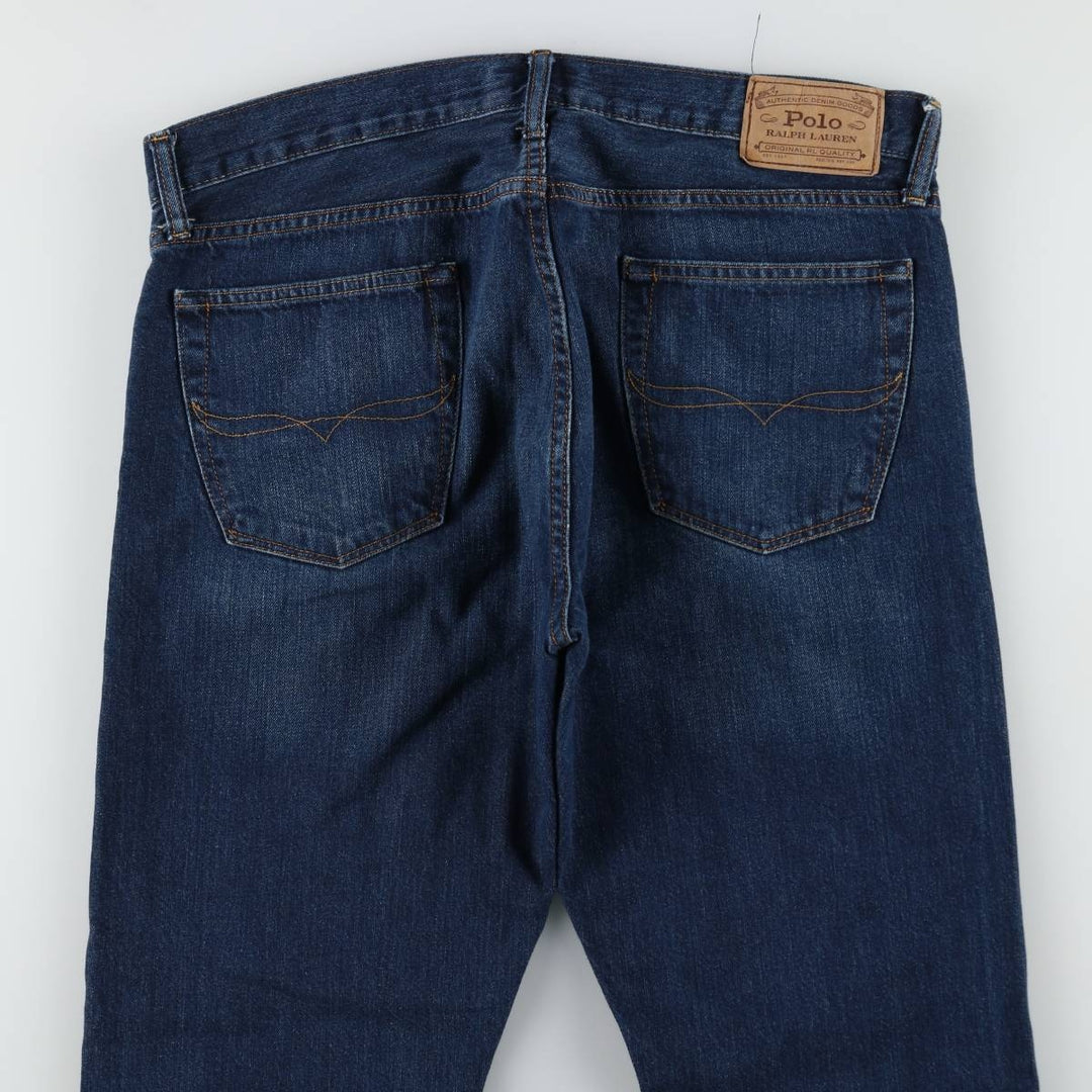 Ralph Lauren Polo Ralph Lauren Straight Denim Pants, Men's Size W36 (approx.) cotton blue type Vintage Second Hand