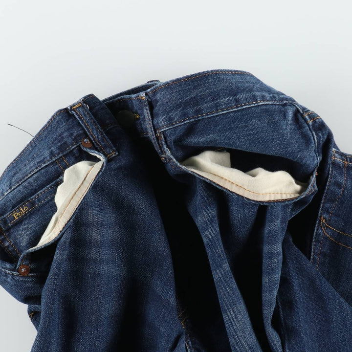 Ralph Lauren Polo Ralph Lauren Straight Denim Pants, Men's Size W36 (approx.) cotton blue type Vintage Second Hand