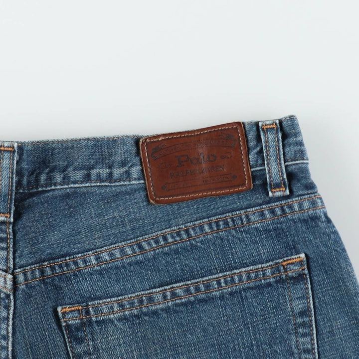 Ralph Lauren Polo Ralph Lauren Straight Denim Pants, Men's W35 (approx.) cotton blue type Vintage Second Hand