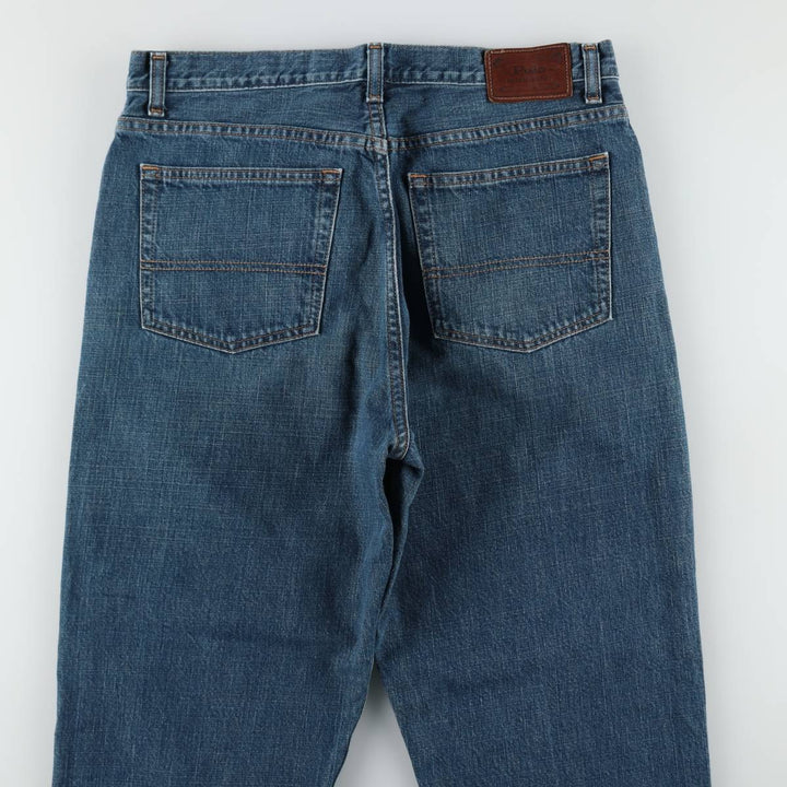 Ralph Lauren Polo Ralph Lauren Straight Denim Pants, Men's W35 (approx.) cotton blue type Vintage Second Hand