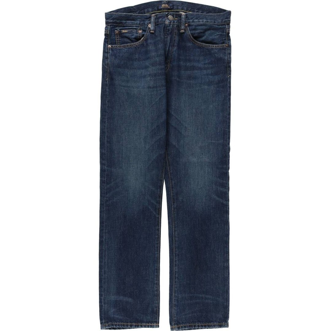 Ralph Lauren Polo Ralph Lauren Straight Denim Pants, Men's Size W32 (approx.) cotton Navy blue Vintage Second Hand
