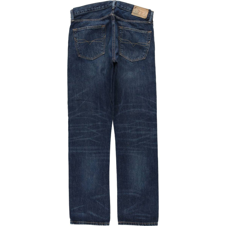 Ralph Lauren Polo Ralph Lauren Straight Denim Pants, Men's Size W32 (approx.) cotton Navy blue Vintage Second Hand