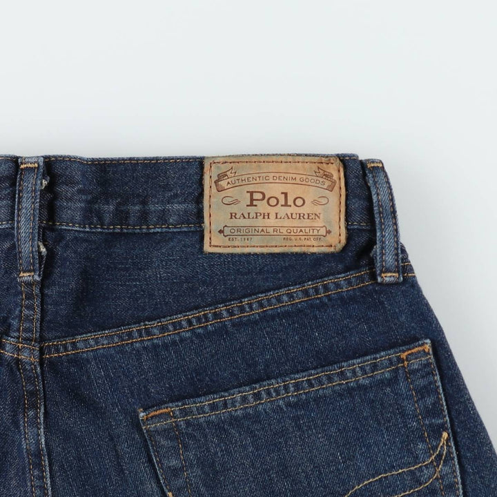 Ralph Lauren Polo Ralph Lauren Straight Denim Pants, Men's Size W32 (approx.) cotton Navy blue Vintage Second Hand