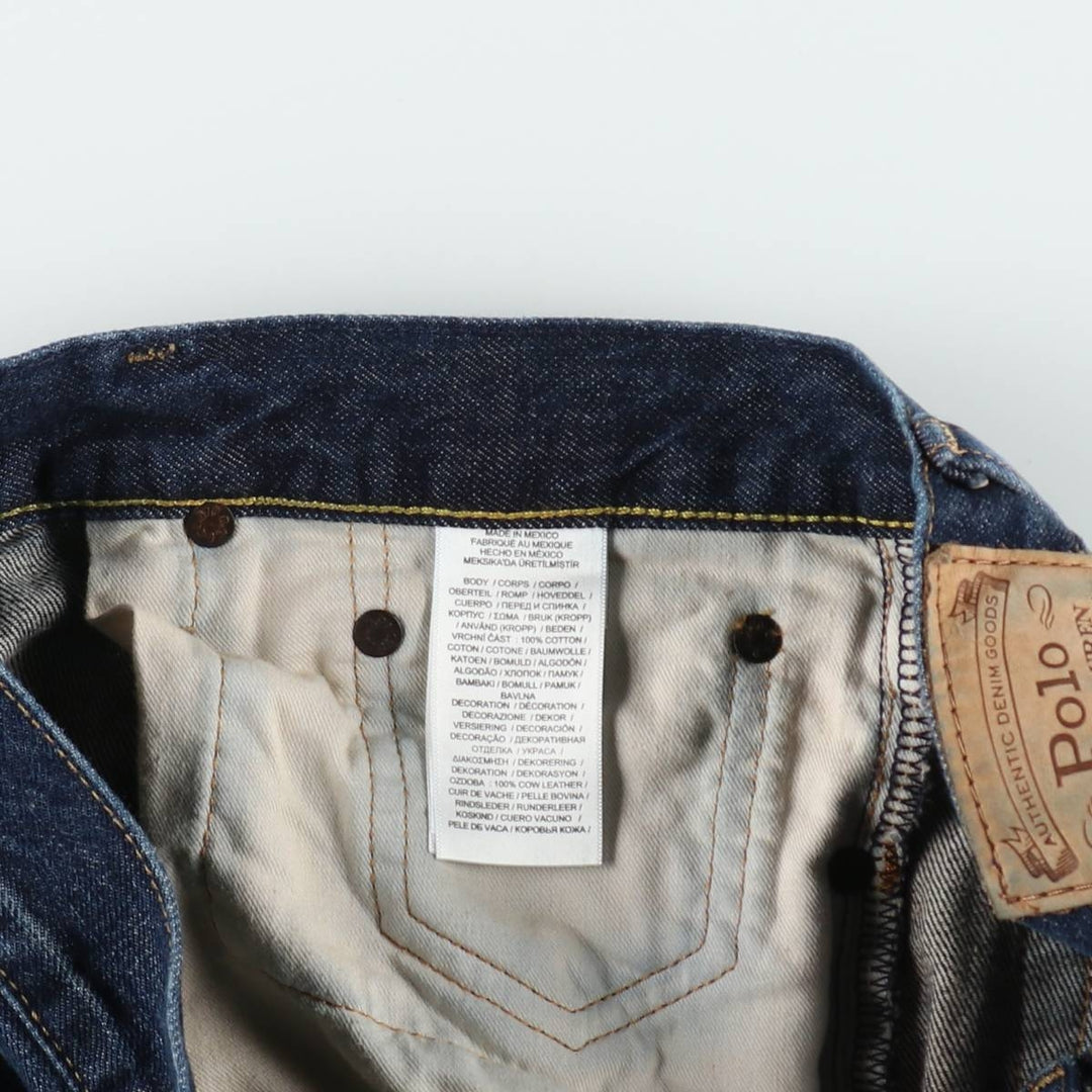 Ralph Lauren Polo Ralph Lauren Straight Denim Pants, Men's Size W32 (approx.) cotton Navy blue Vintage Second Hand