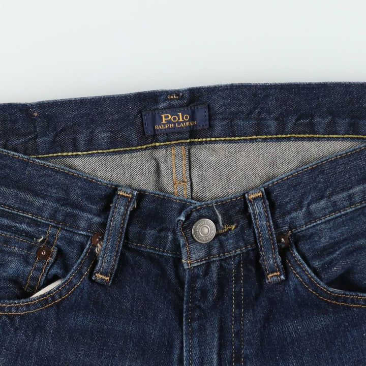 Ralph Lauren Polo Ralph Lauren Straight Denim Pants, Men's Size W32 (approx.) cotton Navy blue Vintage Second Hand