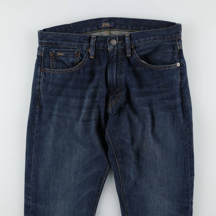 Ralph Lauren Polo Ralph Lauren Straight Denim Pants, Men's Size W32 (approx.) cotton Navy blue Vintage Second Hand