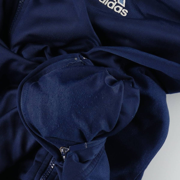90s~00'S Adidas Jersey Track Jacket Men's XL Vintage polyester navy blue type Vintage Second Hand