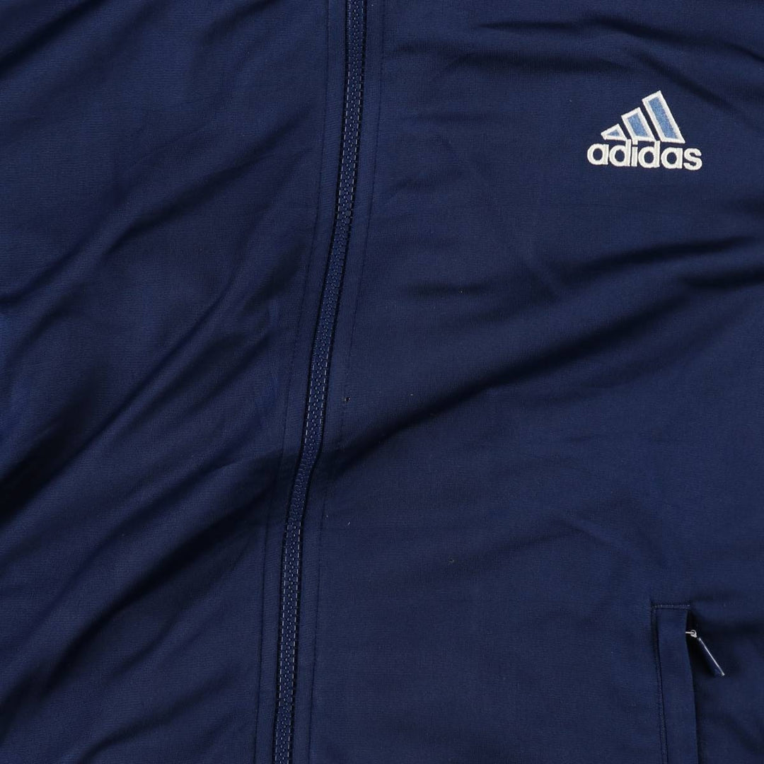 90s~00'S Adidas Jersey Track Jacket Men's XL Vintage polyester navy blue type Vintage Second Hand