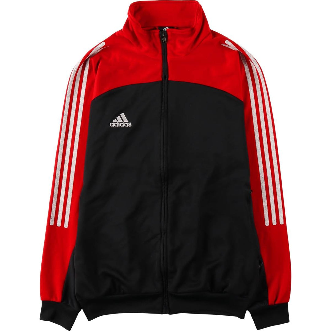 00'S adidas jersey track jacket, men's size M cotton black type Vintage Second Hand