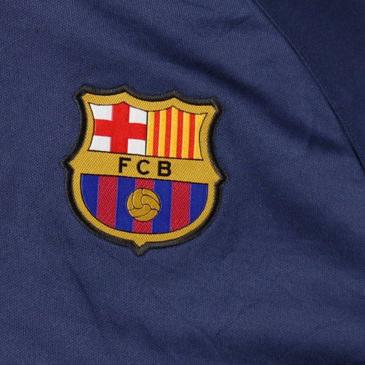 Nike LA LIGA FC BARCELONA Jersey Track Jacket Men's Size L polyester navy blue type Vintage Second Hand