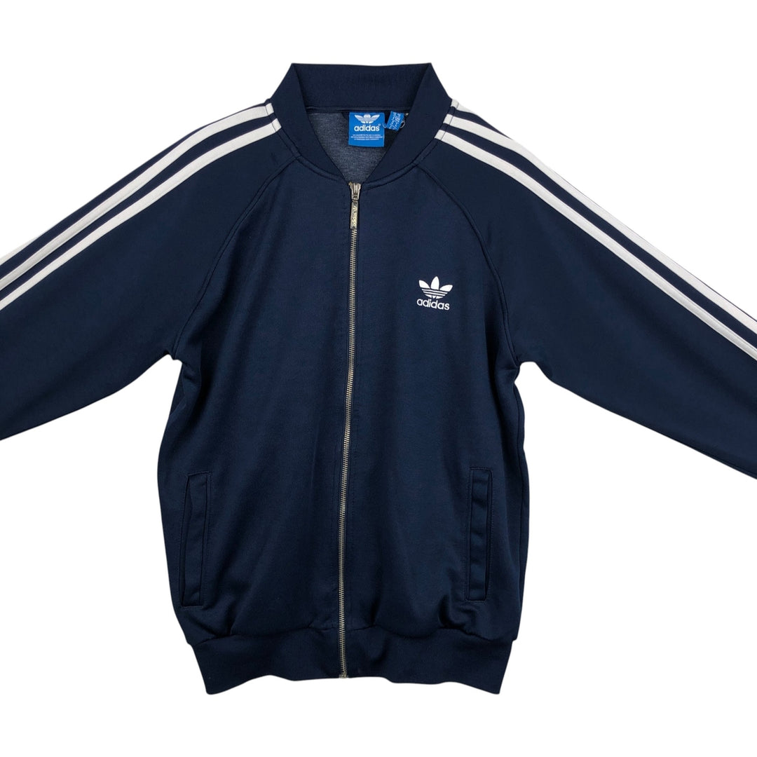 Adidas Originals Jersey Track Jacket Men's M polyester navy blue type Vintage Second Hand