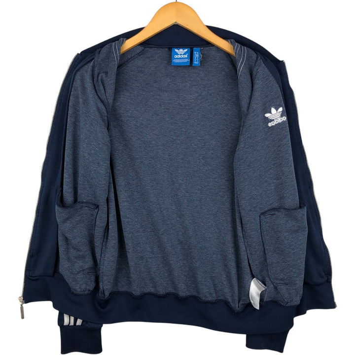 Adidas Originals Jersey Track Jacket Men's M polyester navy blue type Vintage Second Hand