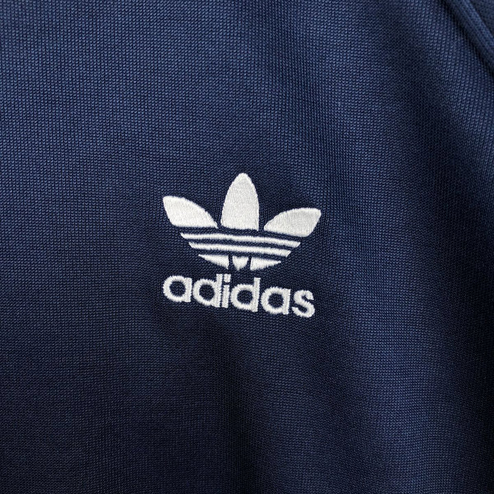 Adidas Originals Jersey Track Jacket Men's M polyester navy blue type Vintage Second Hand