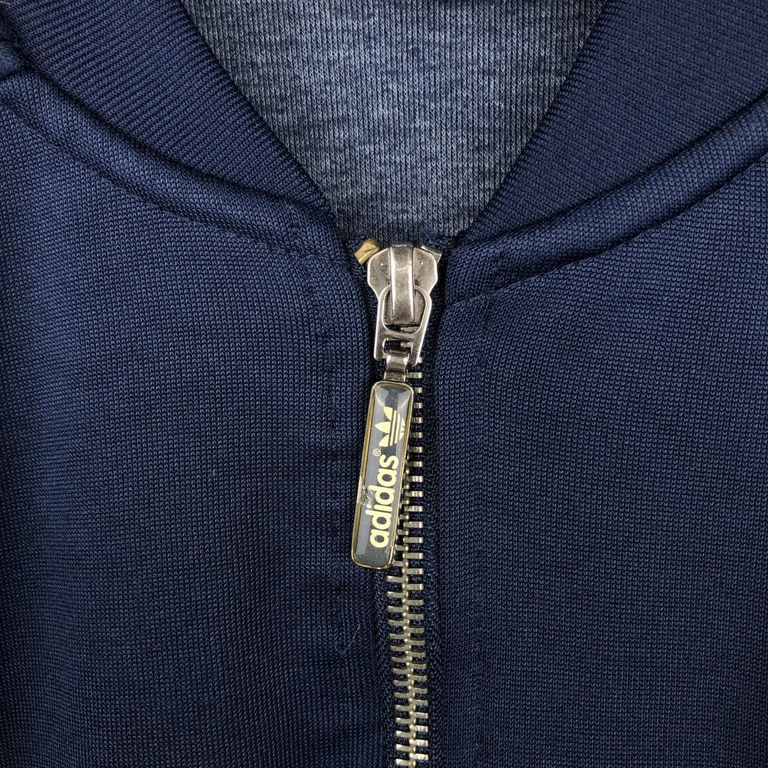 Adidas Originals Jersey Track Jacket Men's M polyester navy blue type Vintage Second Hand