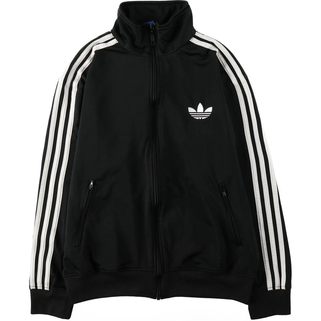 Adidas Originals Jersey Track Jacket Men's M polyester black type Vintage Second Hand