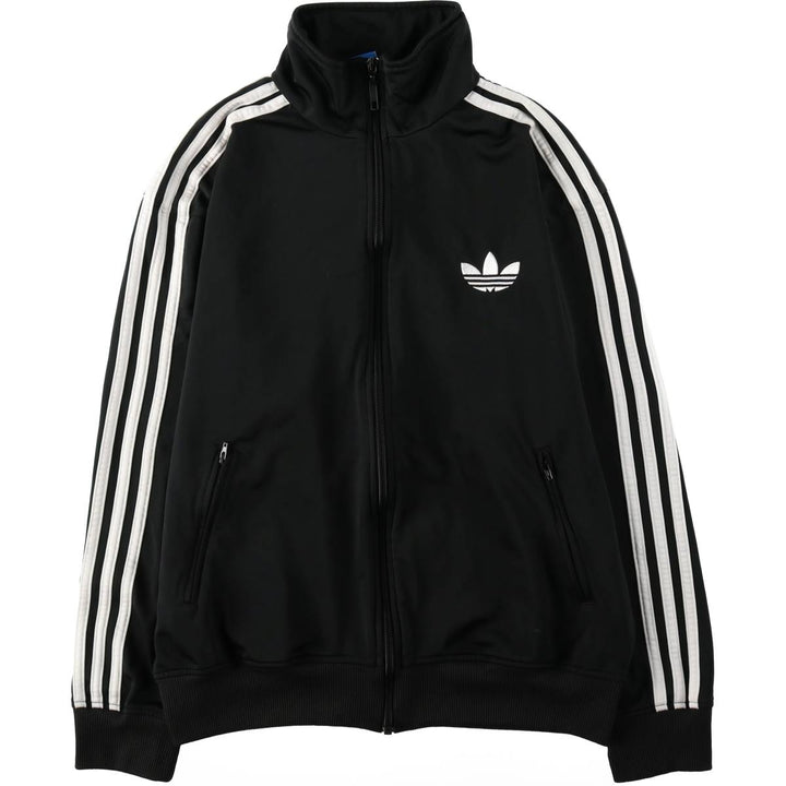 Adidas Originals Jersey Track Jacket Men's M polyester black type Vintage Second Hand