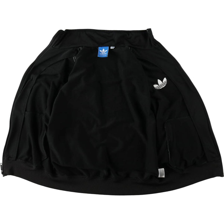 Adidas Originals Jersey Track Jacket Men's M polyester black type Vintage Second Hand