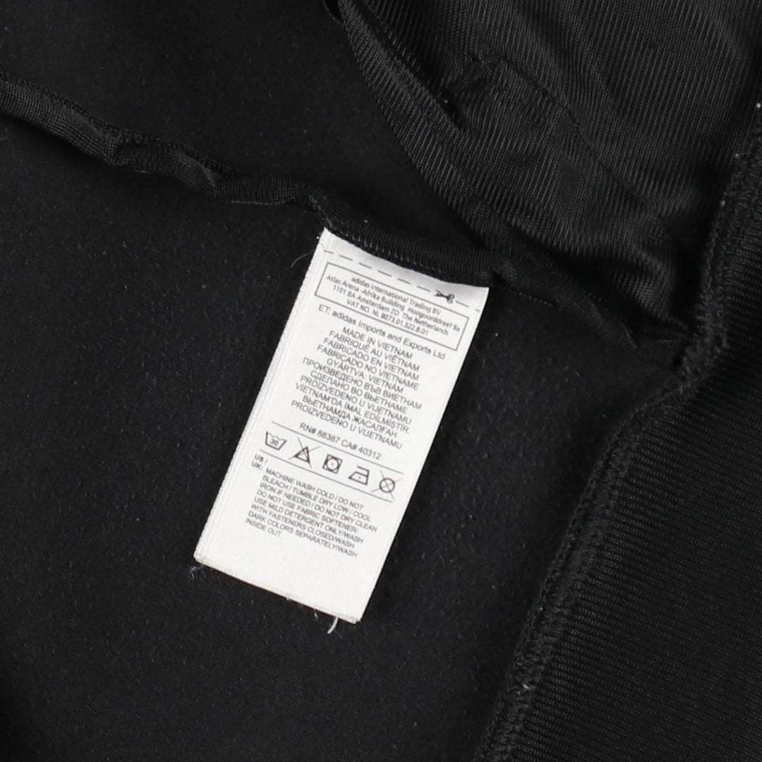 Adidas Originals Jersey Track Jacket Men's XL polyester black type Vintage Second Hand